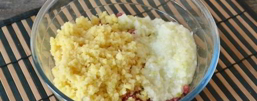 Шаг 11: мантов с мясом и картошкой