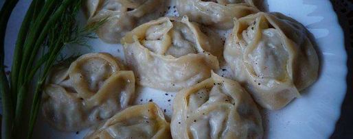 Шаг 11: мантов с мясом и с тыквой