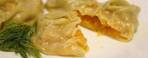 Шаг 12: мантов с мясом и с тыквой