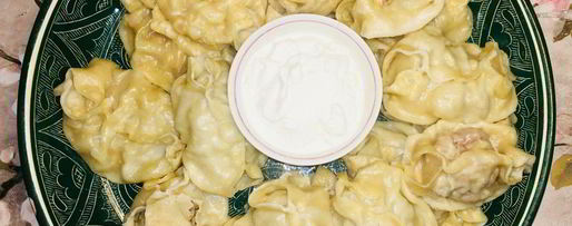 Шаг 12: мантов с мясом и тыквой