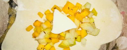 Шаг 9: мантов с мясом и тыквой