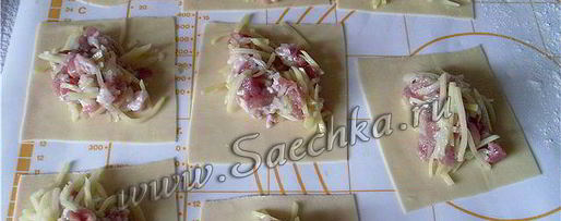 Шаг 4: мантов с рыбой и мясом