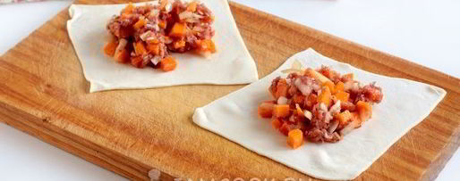 Шаг 10: мантов с тыквой и фаршем