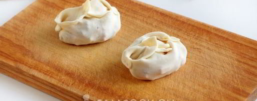 Шаг 11: мантов с тыквой и фаршем