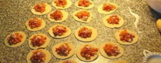 Шаг 6: мантов с тыквой и курдючным салом