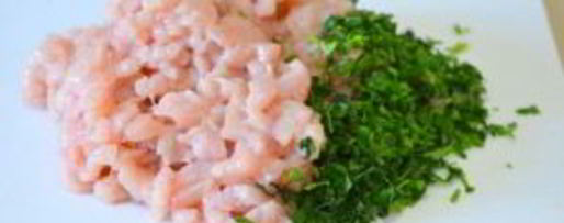 Шаг 1: мантов с тыквой и куриным фаршем