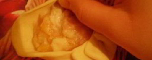 Шаг 3: мантов с тыквой и курицей