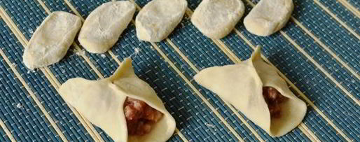 Шаг 17: мантов с тыквой и мясом