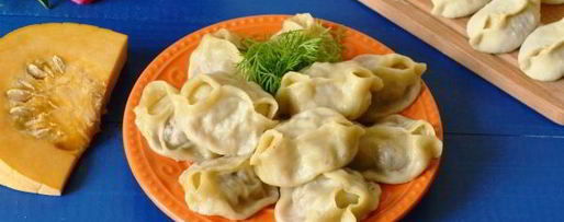 Шаг 22: мантов с тыквой и мясом