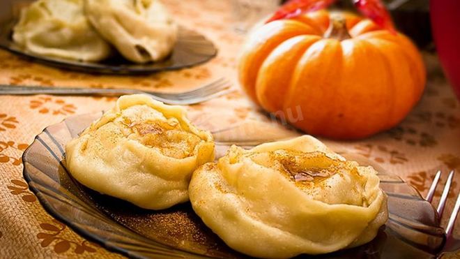 Рецепт Мантов с тыквой по-узбекски