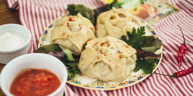 Рецепт мантов с тыквой