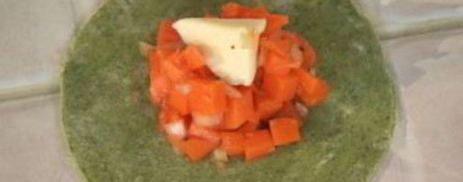 Шаг 4: мантов с зеленью