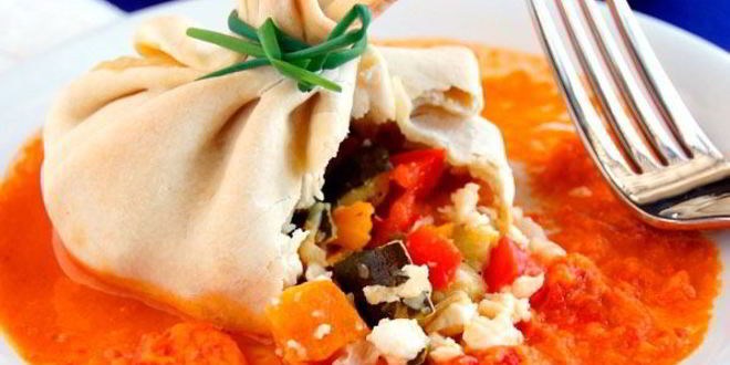 Рецепт овощных мантов