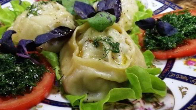 Рецепт Сочных мантов со свининой и пекинской капустой