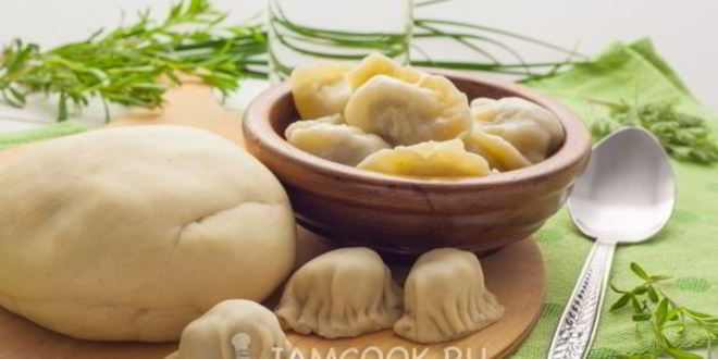 Рецепт теста на манты на минералке