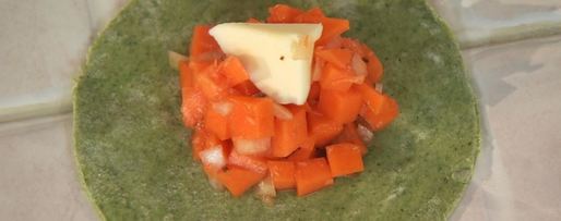 Шаг 4: зеленых мантов с тыквой