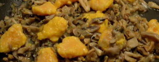 Шаг 14: морковных клецек с грибами