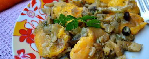 Шаг 15: морковных клецек с грибами