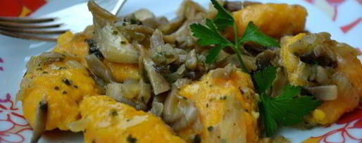 Шаг 16: морковных клецек с грибами