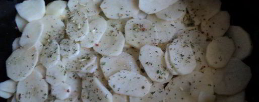 Шаг 2: картофеля с отбивными по-французски