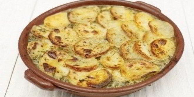 Рецепт картофеля со свининой по-французски