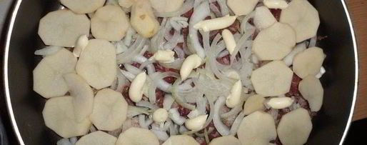 Шаг 4: картошки с мясом по-французски