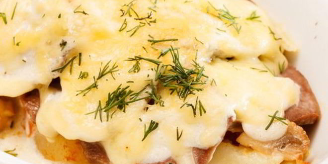 Рецепт курицы по-французски с картофелем