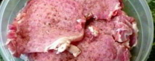 Шаг 2: мяса по-французски без сыра