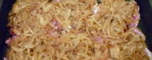 Шаг 3: мяса по-французски без сыра