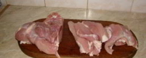 Шаг 2: мяса по-французски с ананасом