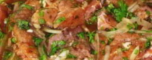 Шаг 4: мяса по-французски с баклажанами