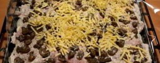 Шаг 6: мяса по-французски с грибами и сыром