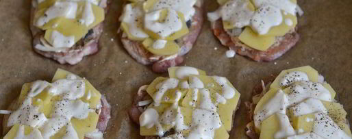 Шаг 9: мяса по-французски с грибами