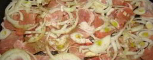 Шаг 2: мяса по-французски с кабачками