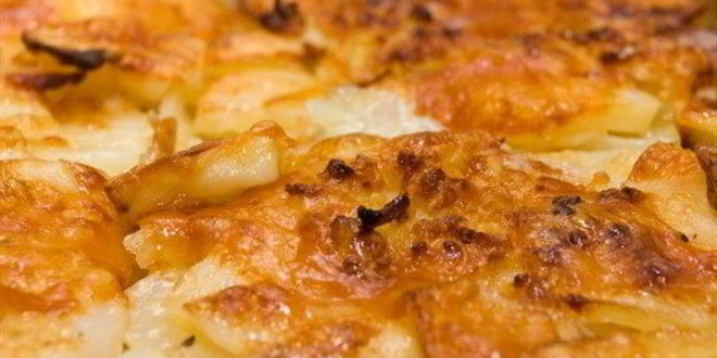 Рецепт мяса по-французски с картофелем и грибами