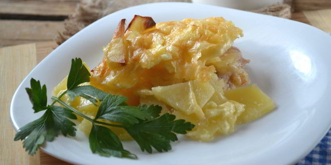 Рецепт мяса по-французски с картошкой