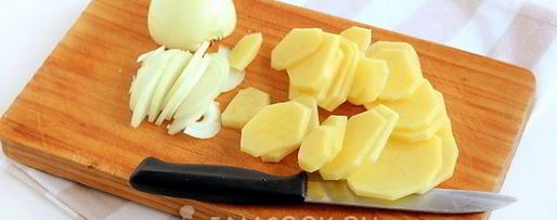 Шаг 4: мяса по-французски с курицей и картошкой