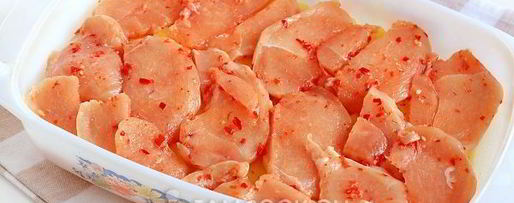 Шаг 6: мяса по-французски с курицей и картошкой