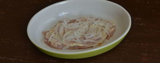 Шаг 4: мяса по-французски с курицей