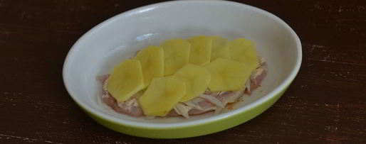 Шаг 5: мяса по-французски с курицей