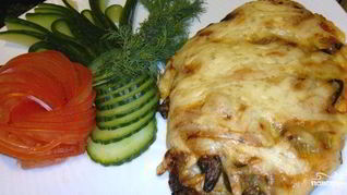 Рецепт Мяса по-французски в фольге с грибами