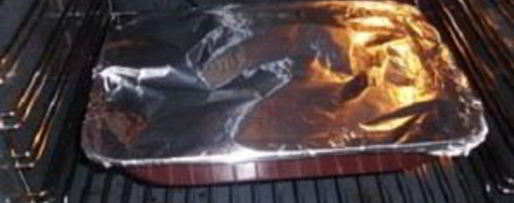 Шаг 5: мяса по-французски в фольге с грибами