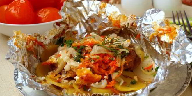 Рецепт мяса по-французски в фольге в духовке