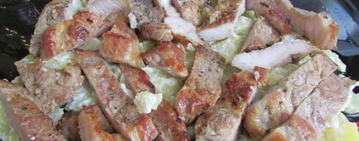 Шаг 4: мяса с картофелем по-французски