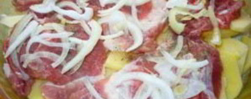 Шаг 5: свинины по-французски с картофелем