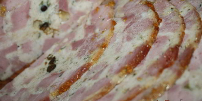 Рецепт диетической курино-индюшиная ветчина