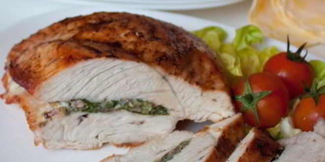 Рецепт фаршированной грудки индейки