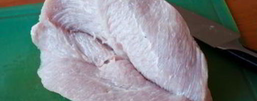 Шаг 2: фаршированной грудки индейки