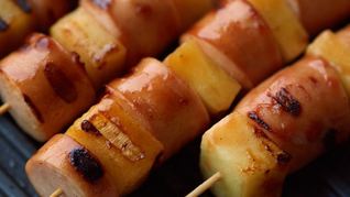 Рецепт Гавайского гриля с куриными колбасками