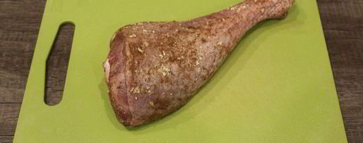 Шаг 2: голени индейки в духовке